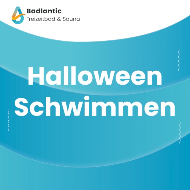 Überschrift Halloween Schwimmen
